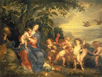 The Rest on the Flight into Egypt (Virgin with Partridges)